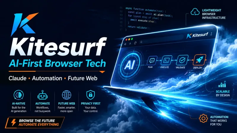 Kitesurf: How an AI-First Browser Could Change Claude, Automation, and the Future of the Web