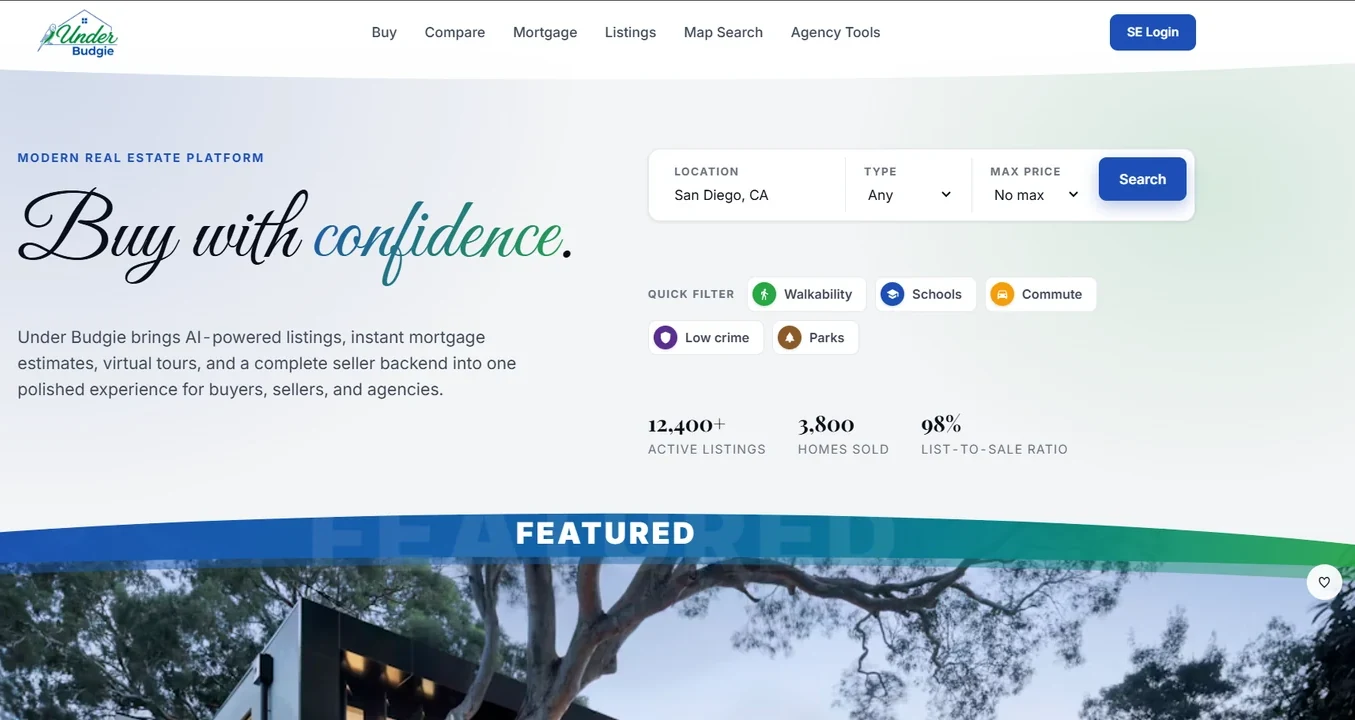 Under Budgie revised home page